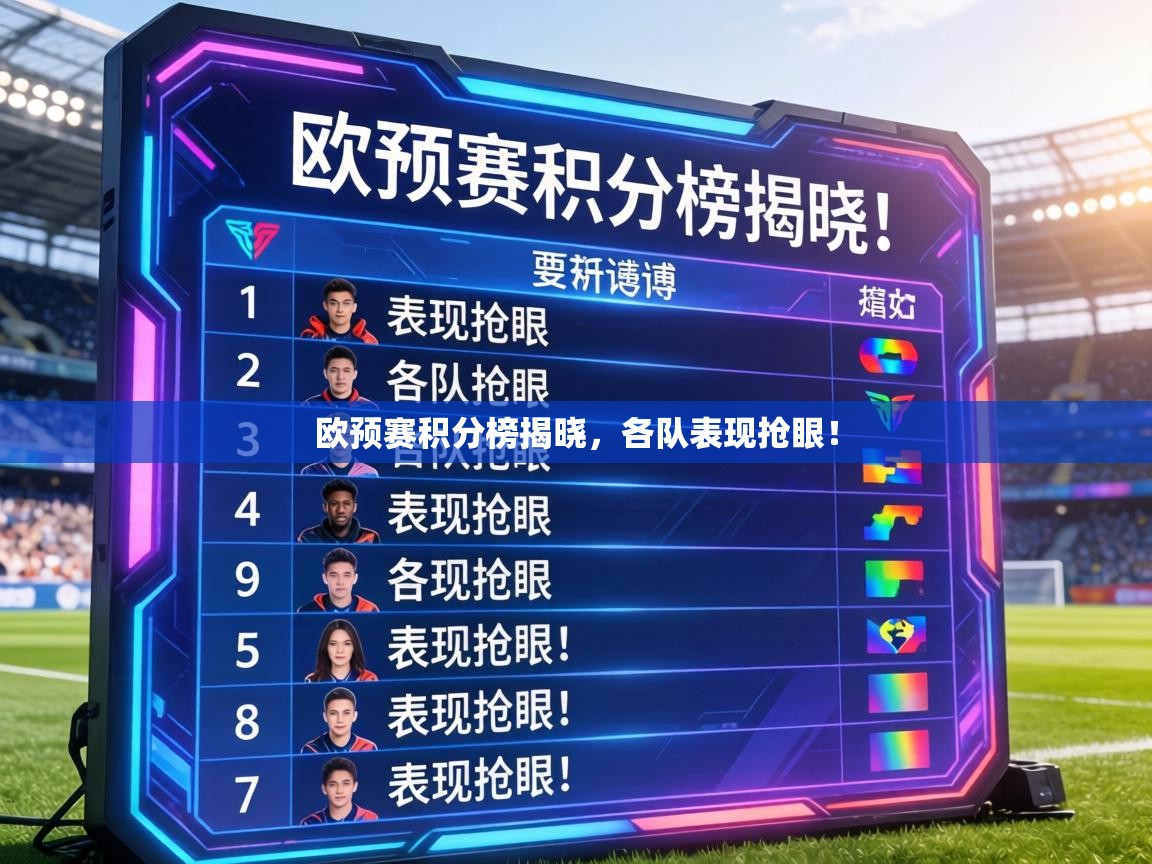 欧预赛积分榜揭晓，各队表现抢眼！  第2张